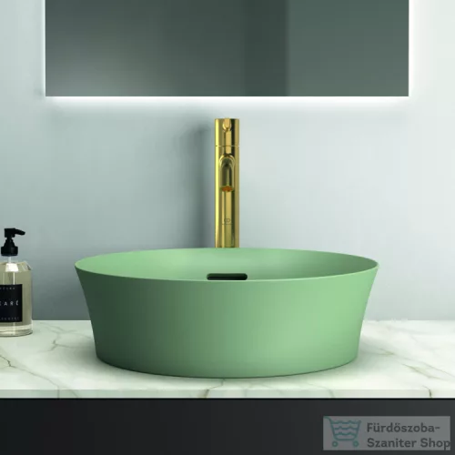 Ideal Standard IPALYSS 40 cm-es pultra ültethető mosdó leeresztő nélkül,Sage E1413X9