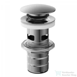   Ideal Standard click-clack leeresztő túlfolyós mosdóhoz,Silver Storm E1482GN