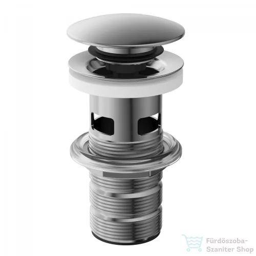 Ideal Standard click-clack leeresztő túlfolyós mosdóhoz,Silver Storm E1482GN