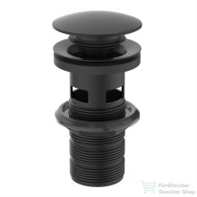   Ideal Standard click-clack leeresztő túlfolyós mosdóhoz,Silk Black E1482XG