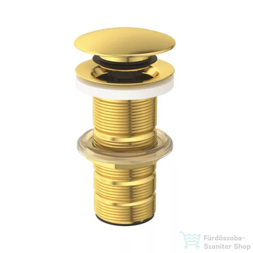 Ideal Standard click-clack leeresztő túlfolyó nélküli mosdóhoz, Brushed gold E1483A2