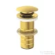 Ideal Standard click-clack leeresztő túlfolyó nélküli mosdóhoz, Brushed gold E1483A2
