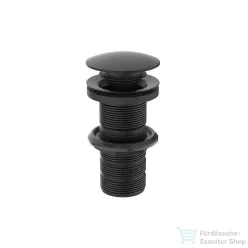   Ideal Standard click-clack leeresztő túlfolyó nélküli mosdóhoz,Silk black E1483XG