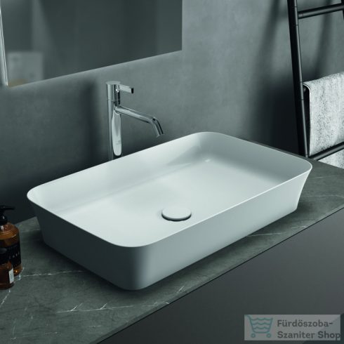 Ideal Standard IPALYSS 65x40 cm-es pultra ültethető mosdó leeresztő nélkül,fehér E188601