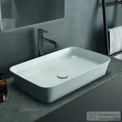   Ideal Standard IPALYSS 65x40 cm-es pultra ültethető mosdó nem zárható leeresztővel,matt fehér E1886V1