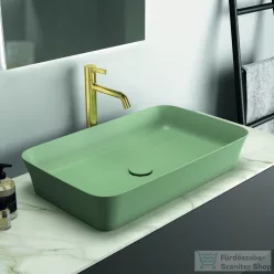  Ideal Standard IPALYSS 65x40 cm-es pultra ültethető mosdó nem zárható leeresztővel,Sage E1886X9