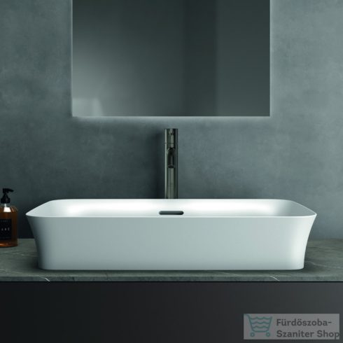 Ideal Standard IPALYSS 65x39,5 cm-es pultra ültethető mosdó leeresztő nélkül,matt fehér E1887V1