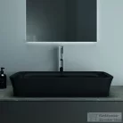 Ideal Standard IPALYSS 65x39,5 cm-es pultra ültethető mosdó leeresztő nélkül,fényes fekete E1887V2