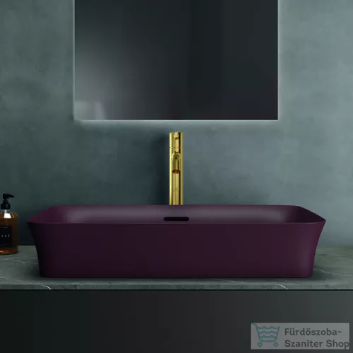 Ideal Standard IPALYSS 65x39,5 cm-es pultra ültethető mosdó leeresztő nélkül,Pomegranate E1887V6