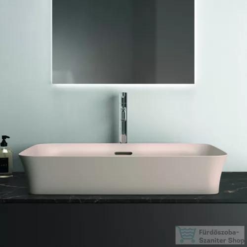 Ideal Standard IPALYSS 65x39,5 cm-es pultra ültethető mosdó leeresztő nélkül,Mink E1887V8