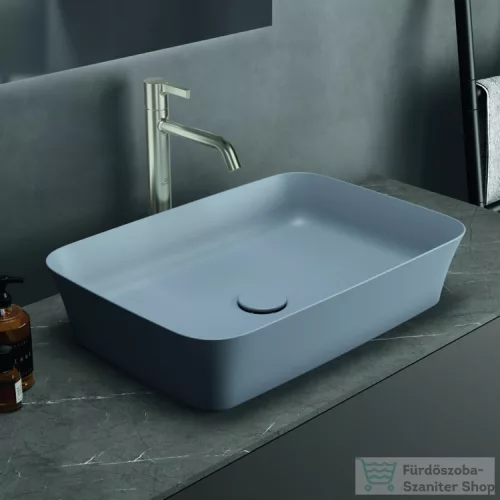 Ideal Standard IPALYSS 55x38 cm-es pultra ültethető mosdó nem zárható leeresztővel,Powder E2076X8