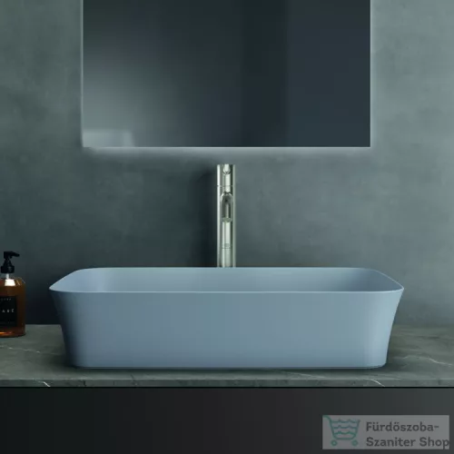 Ideal Standard IPALYSS 55x38 cm-es pultra ültethető mosdó nem zárható leeresztővel,Powder E2076X8