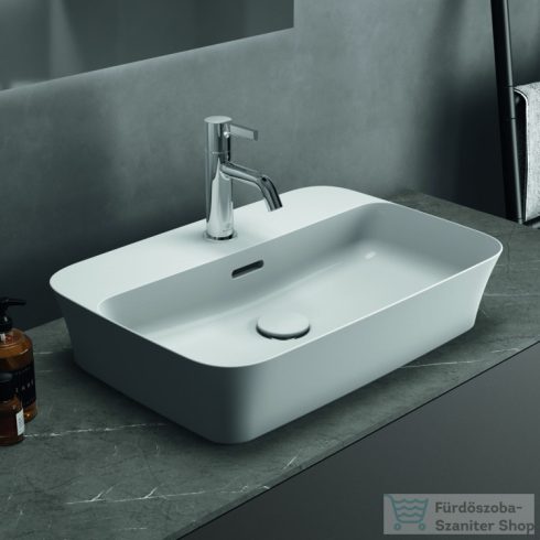 Ideal Standard IPALYSS 55x38 cm-es pultra ültethető mosdó leeresztő nélkül,fehér E207701