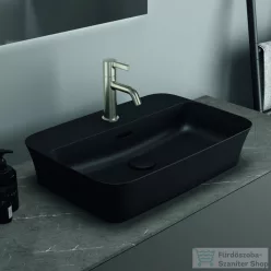   Ideal Standard IPALYSS 55x38 cm-es pultra ültethető mosdó leeresztő nélkül,matt fekete E2077V3