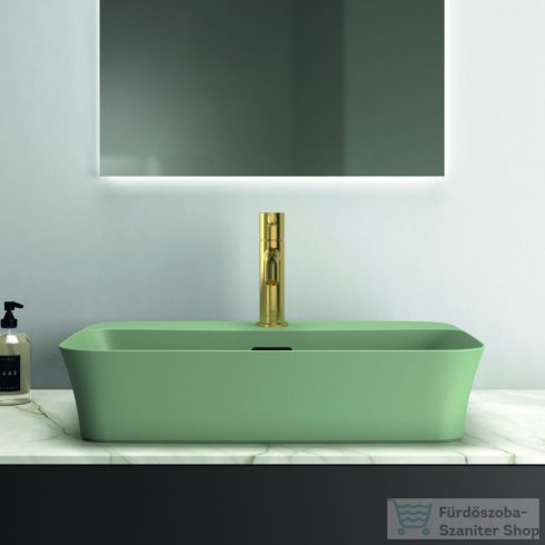 Ideal Standard IPALYSS 55x38 cm-es pultra ültethető mosdó leeresztő nélkül,Sage E2077X9