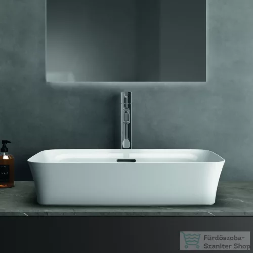 Ideal Standard IPALYSS 55x38 cm-es pultra ültethető mosdó leeresztő nélkül,fehér E207801