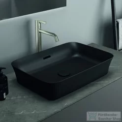   Ideal Standard IPALYSS 55x38 cm-es pultra ültethető mosdó leeresztővel,matt fekete E2078V3