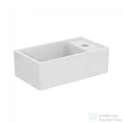   Ideal Standard TEMPO 37x21 cm-es falra/bútorra szerelhető mosdó jobb oldali csaplyukkal,fehér E211201