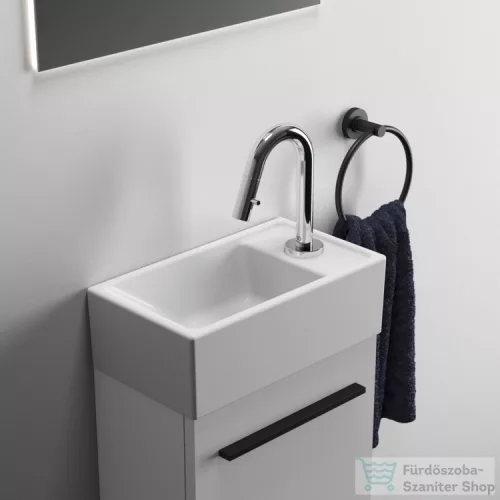 Ideal Standard TEMPO 37x21 cm-es falra/bútorra szerelhető mosdó jobb oldali csaplyukkal,fehér E211201