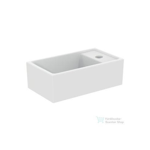 Ideal Standard TEMPO 37x21 cm-es falra/bútorra szerelhető mosdó jobb oldali csaplyukkal,matt fehér E2112V1