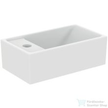   Ideal Standard TEMPO 37x21 cm-es falra/bútorra szerelhető mosdó bal oldali csaplyukkal,matt fehér E2113V1