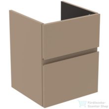   Ideal Standard FINESSE 43x40,2 cm-es 2 fiókos szekrény mosdó nélkül,matt greige E3405UP