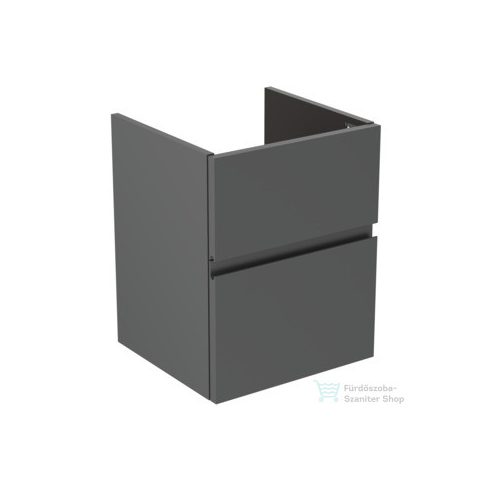 Ideal Standard FINESSE 43x40,2 cm-es 2 fiókos szekrény mosdó nélkül,matt antracit E3405Y2