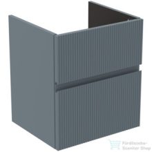   Ideal Standard FINESSE 48x40,9 cm-es 2 fiókos szekrény mosdó nélkül,Ribbed Matt ashblue E3407UQ