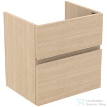   Ideal Standard FINESSE 53x40,9 cm-es 2 fiókos szekrény mosdó nélkül,White oak E3409US