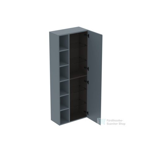 Ideal Standard FINESSE 60x30x160 cm-es 1 ajtós oldalsó szekrény,Ribbed Matt ashblue E3442UQ