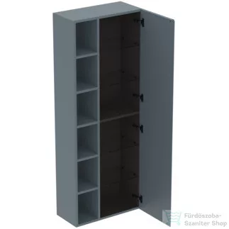 Ideal Standard FINESSE 60x30x160 cm-es 1 ajtós oldalsó szekrény,Ribbed Matt ashblue E3442UQ