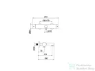 Webert ELIO STEEL fali kádcsaptelep zuhanyszett nélkül, rozsdamentes acél EA850102.440