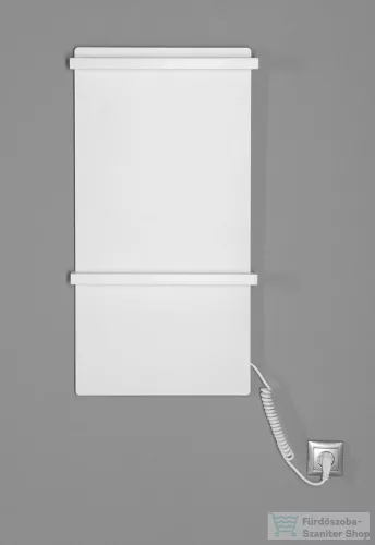 Sapho ELMIS elektromos radiátor, 400x800mm, 120W, matt fehér (EB420)