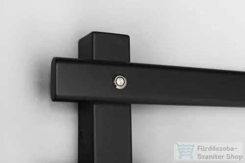 Sapho ELCOR elektromos törölközőszárító radiátor, 480x920x50mm, 128W,matt fekete (EB460)