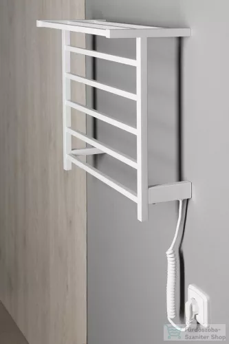 Sapho ELZOR elektromos radiátor, 500x470mm, 50W, matt fehér (EB500)