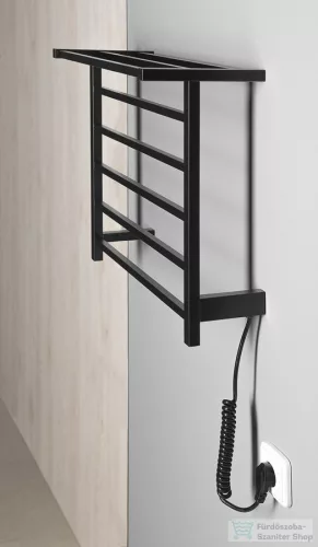 Sapho ELZOR elektromos radiátor, 500x470mm, 50W, matt antracit (EB510)