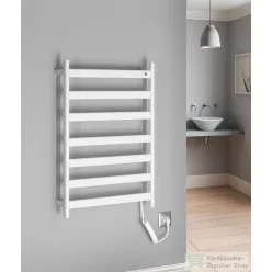   Sapho ELIAS elektromos törölközőszárító radiátor, 490x730x110mm, 105W, matt fehér (EB540)