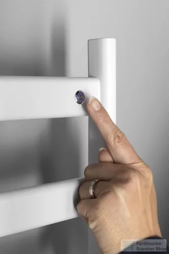 Sapho ELIAS elektromos törölközőszárító radiátor, 490x730x110mm, 105W, matt fehér (EB540)