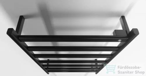 Sapho ELIAS elektromos törölközőszárító radiátor, 490x730x110mm, 105W, matt fekete (EB550)