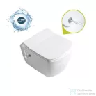 Creavit ELEGANT perem nélküli Függesztett WC  beépített hidegvizes csapteleppel EG321-34CB00E-0011
