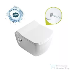   Creavit ELEGANT perem nélküli Függesztett WC  beépített hidegvizes csapteleppel EG321-34CB00E-0011