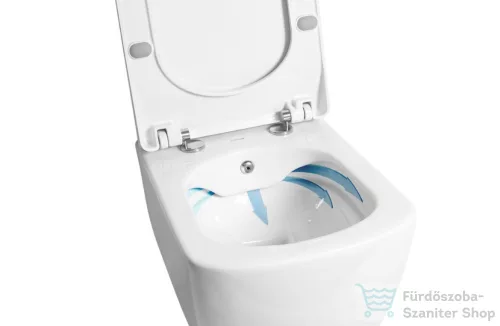 Creavit ELEGANT perem nélküli Függesztett WC  beépített meleg-hidegvizes csapteleppel EG321-34CB00E-0012
