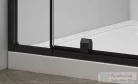 Sapho POLYSAN EASY LINE BLACK nyílóajtó fix résszel, 880-1020mm, matt fekete profil/BRICK üveg (EL1738B)
