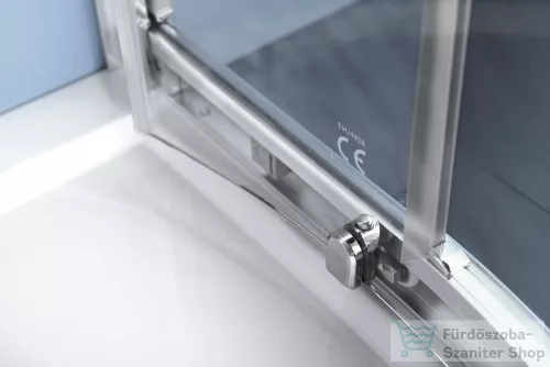 Sapho POLYSAN EASY LINE íves zuhanykabin, 1100x800mm, L/R, transzparent üveg (EL2415)
