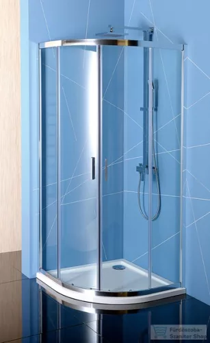 Sapho POLYSAN EASY LINE íves zuhanykabin 800x800mm, transzparent üveg EL2515