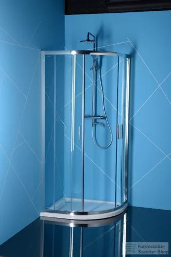 Sapho POLYSAN EASY LINE íves zuhanykabin 1200x900mm, transzparent EL2715