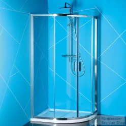   Sapho POLYSAN EASY LINE íves zuhanykabin 900x800mm, transzparent EL2815