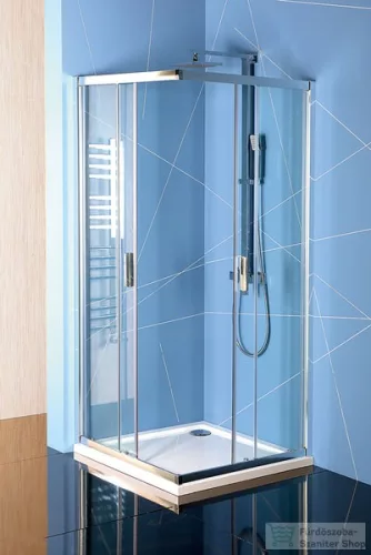 Sapho POLYSAN EASY LINE szögletes zuhanykabin 900x900mm, transzparent üveg EL5115