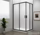 Sapho POLYSAN EASY LINE BLACK szögletes zuhanykabin, 900x800mm, matt fekete profil/transzparent üveg (EL5315B)