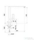 Webert Essential konyhai csaptelep matt fekete színben EN920301.560